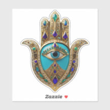 Turquoise Third Eye Hamsa