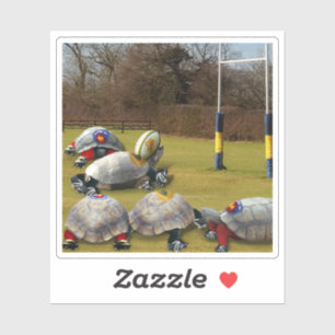 Adesivo Turtle Rugby Sports