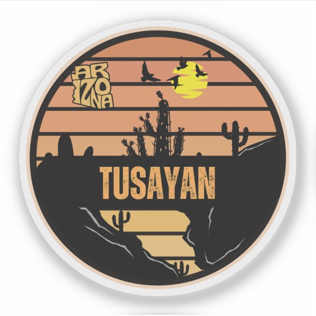 Adesivo Tusayan, Arizona (Frente)