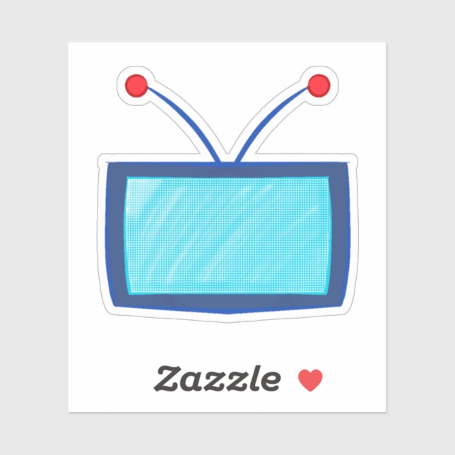 Adesivo TV Head Man (Folha)