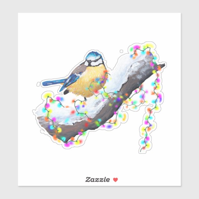 Adesivo Twinkle Twinkle Little Tit (Folha)