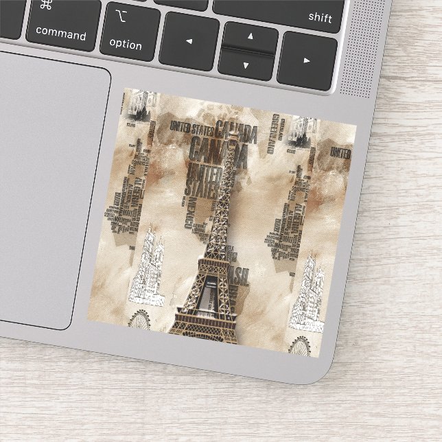 Adesivo Typeografia Paris (Detalhe)
