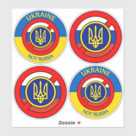 Adesivo Ucrânia - Não Rússia Sticker