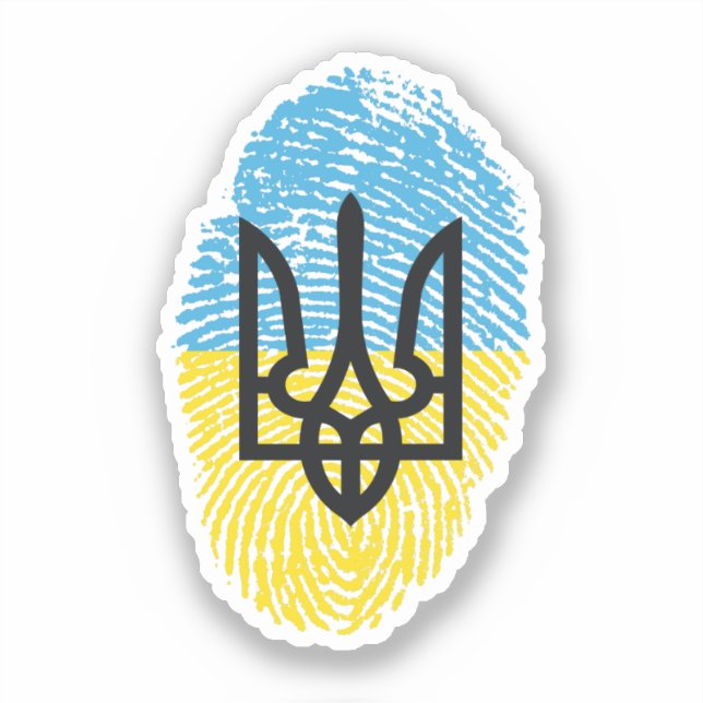 Adesivo ucraniano (Frente)