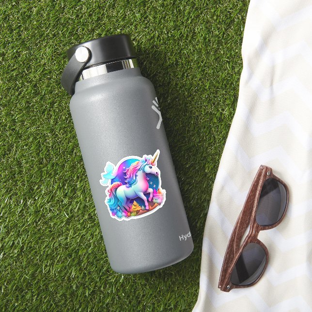 Adesivo Um Adorável Autocolante Unicorn (HydroFlask Insitu)