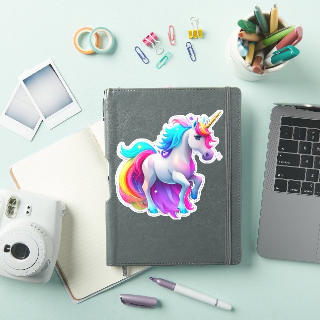 Adesivo Um Adorável Unicorn Sticker 2 (Capa para iPad)