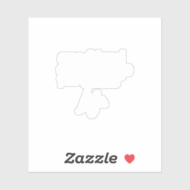 Adesivo um amigo pode mudar sua vida inteira (Folha)