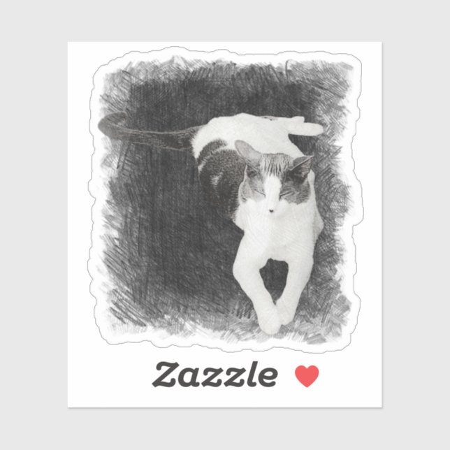 Adesivo Um ângulo ímpar (Folha)