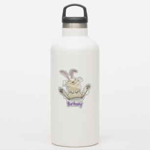 Adesivo Um belo e feliz desenho animado do coelho do bebê