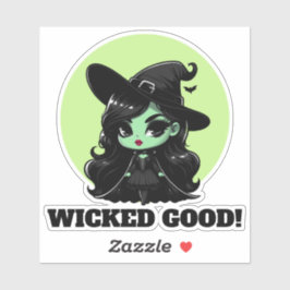 Adesivo Um Bom Convite à Bruxa Verde