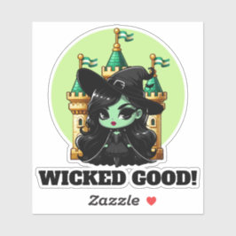 Adesivo Um Bom Convite à Bruxa Verde