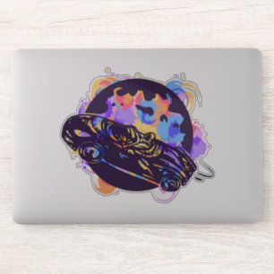 Adesivo Um carro espacial