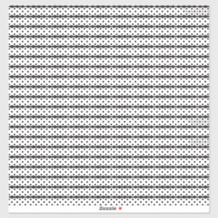 Adesivo Um close de um gato branco e laranja fofo deitado