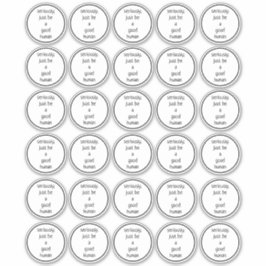 Adesivo um conjunto de 30 2 polegadas sério seja apenas um