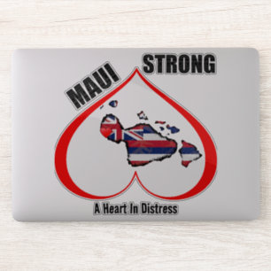 Adesivo UM CORAÇÃO EM DESTENSÃO MAUI FORTE Vermelho