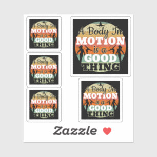 Adesivo Um Corpo em Movimento - Motivo de Ginástica Femini