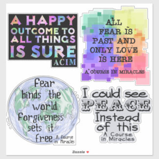 Adesivo Um curso em milagres set 2 Sticker