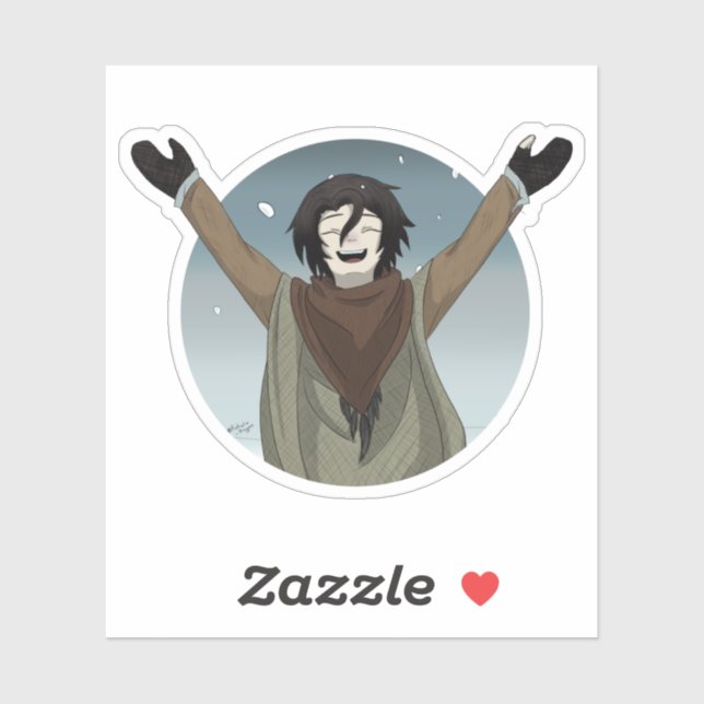 Adesivo Um Dia da Neve (Folha)