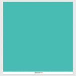 Adesivo um fundo verde com<br><div class="desc">O design é um quadrado azul brilhante com cor uniforme e textura lisa. Ele se destaca contra o fundo com um impressionante contraste visual.</div>