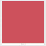 Adesivo um fundo vermelho com uma<br><div class="desc">O design apresenta um quadrado grande, azul, com textura macia e tom profundo de azul. A cor é calmante e calmante, evocando um senso de tranquilidade. O cenário da imagem é um espaço grande e aberto, possivelmente um céu ou uma vasta extensão de água. O quadrado azul se destaca como...</div>