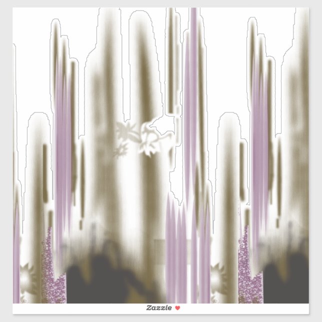 Adesivo Um lago pristino aninhado entre as montanhas com c (Folha)