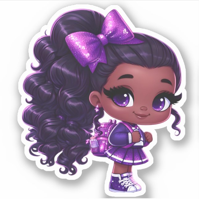 Adesivo Um Membro Da Equipe De Saúde - Roxo (Frente)