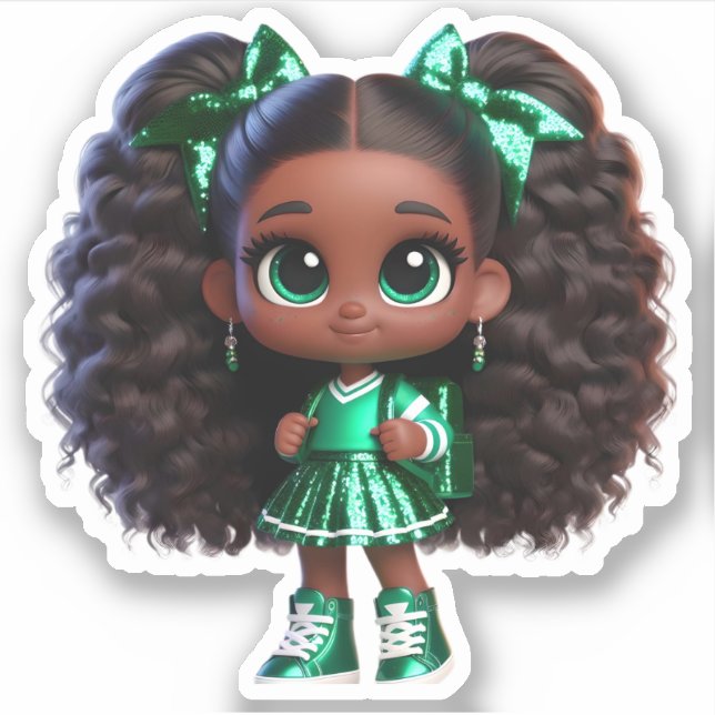 Adesivo Um Membro Da Equipe De Saúde - Verde (Frente)