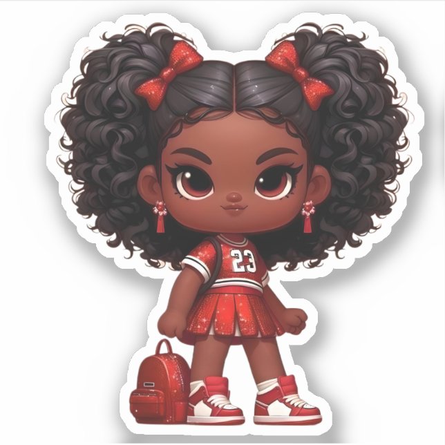 Adesivo Um Membro da Equipe de Saúde - Vermelho (Frente)