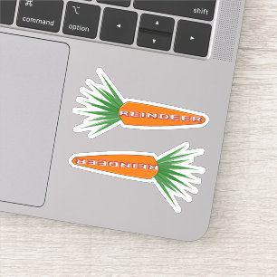 Adesivo Um papagaio para a Reinveer de Natal