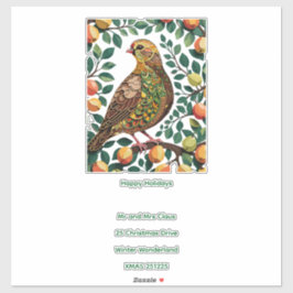 Adesivo Um Partucho Em Um Estilo De Estêncil De Recorte De