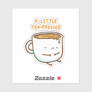 Adesivo Um Pequeno Vinheta-Vinil De Tea-Pun-Pun-Chupa