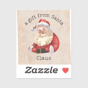 Adesivo Um presente do Papai Noel