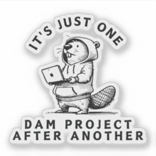 Adesivo Um Projeto de Barragem Depois do Outro