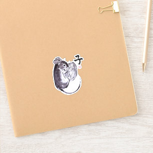 Adesivo Um rato com uma pintura de tinta erótica