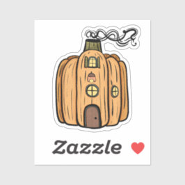 Adesivo Uma Casa de Abóbora