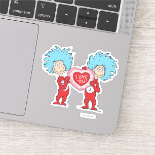 Adesivo Uma Coisa Dois Eu Te Amo