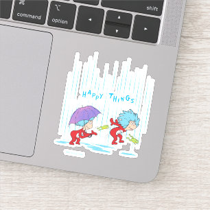 Adesivo Uma Coisa Duas Coisas Felizes