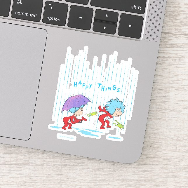 Adesivo Uma Coisa Duas Coisas Felizes (Detalhe)