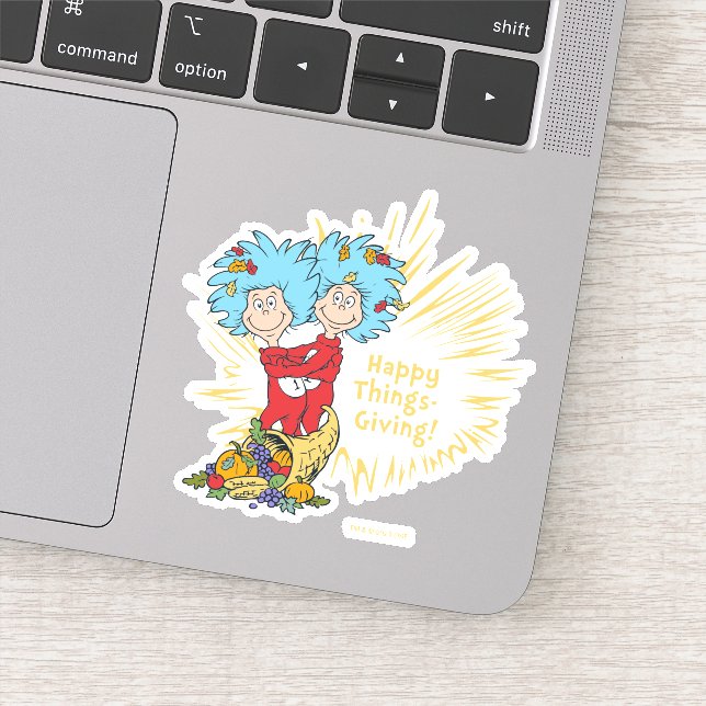 Adesivo Uma Coisa Duas Coisas Felizes. (Detalhe)