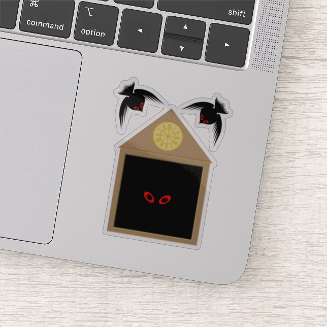 Adesivo Uma Desgentileza de Ravens Halloween (Detalhe)