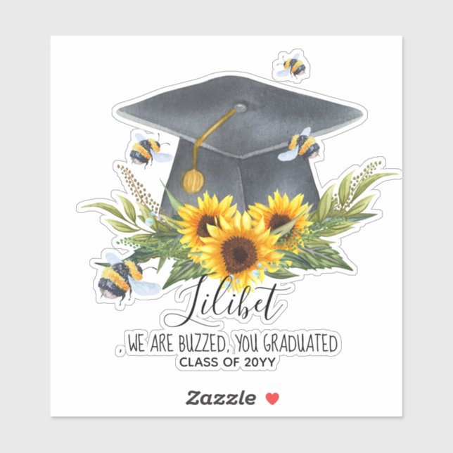 Adesivo Uma espécie de salvar as abelhas personalizadas (Folha)