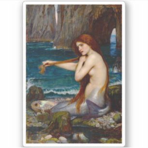 Adesivo Uma Sereia, c. 1900 por John Waterhouse