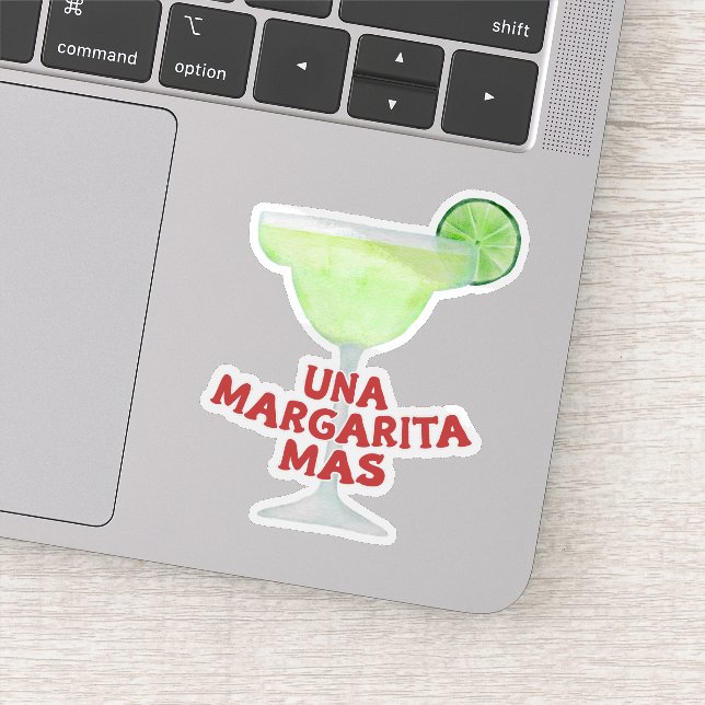 Adesivo Una Margarita Más, Mais Uma Margarita Cocktail (Detalhe)