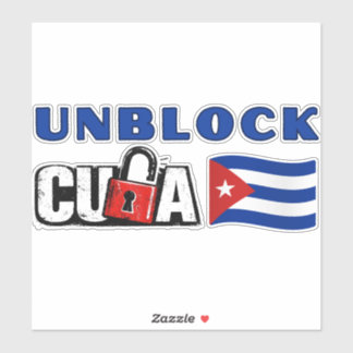 Adesivo Unblock Cuba