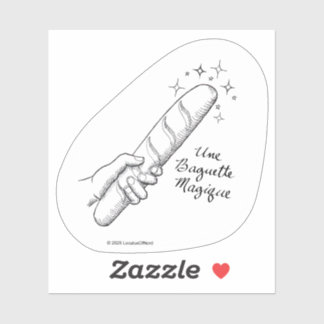 Adesivo "Une Baguette Magique" Punny Sticker