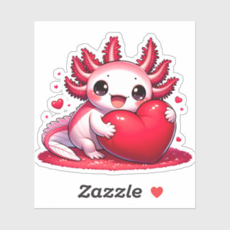 Adesivo Une salamandre pour la saint Valentin sticker