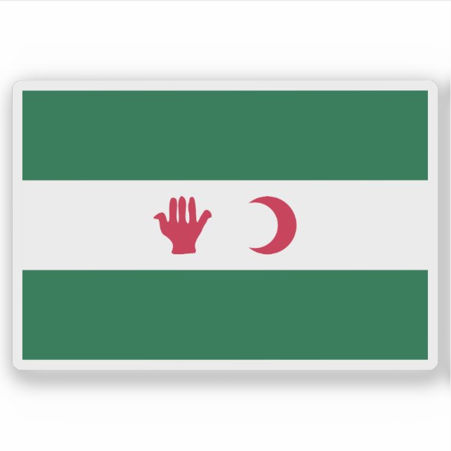 Adesivo União Democrática do Manifesto Argelino (Frente)