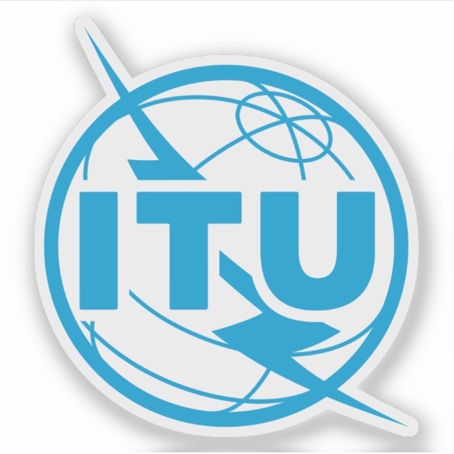 Adesivo União Internacional de Telecomunicações (Frente)