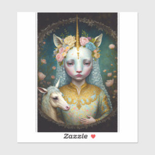 Adesivo Unicoran Fantasy Art