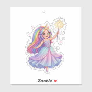 Adesivo Unicorn Dream Princess
